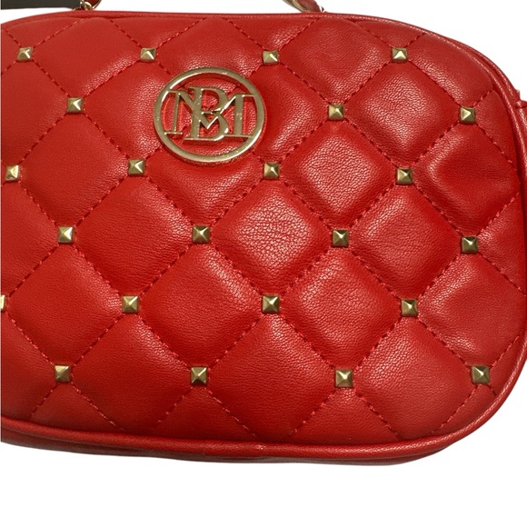 Red Quilted Crossbody Bag - Picture 2 of 7